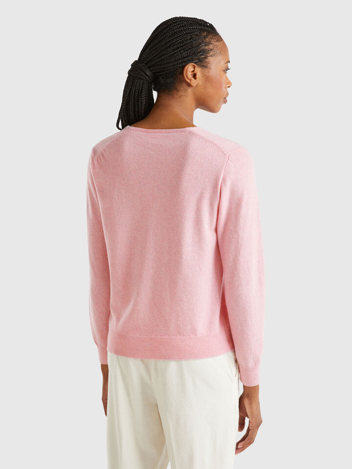 V NECK SWEATER L/S Women image number 2